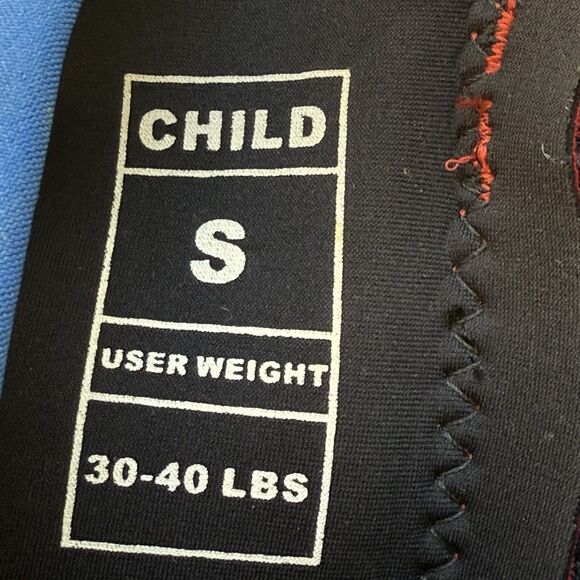 BODY GLOVE Kids Small 30-40 Lbs WetSuit/Life Jacket 50+ UVA Sun Protection Red - Picture 4 of 8